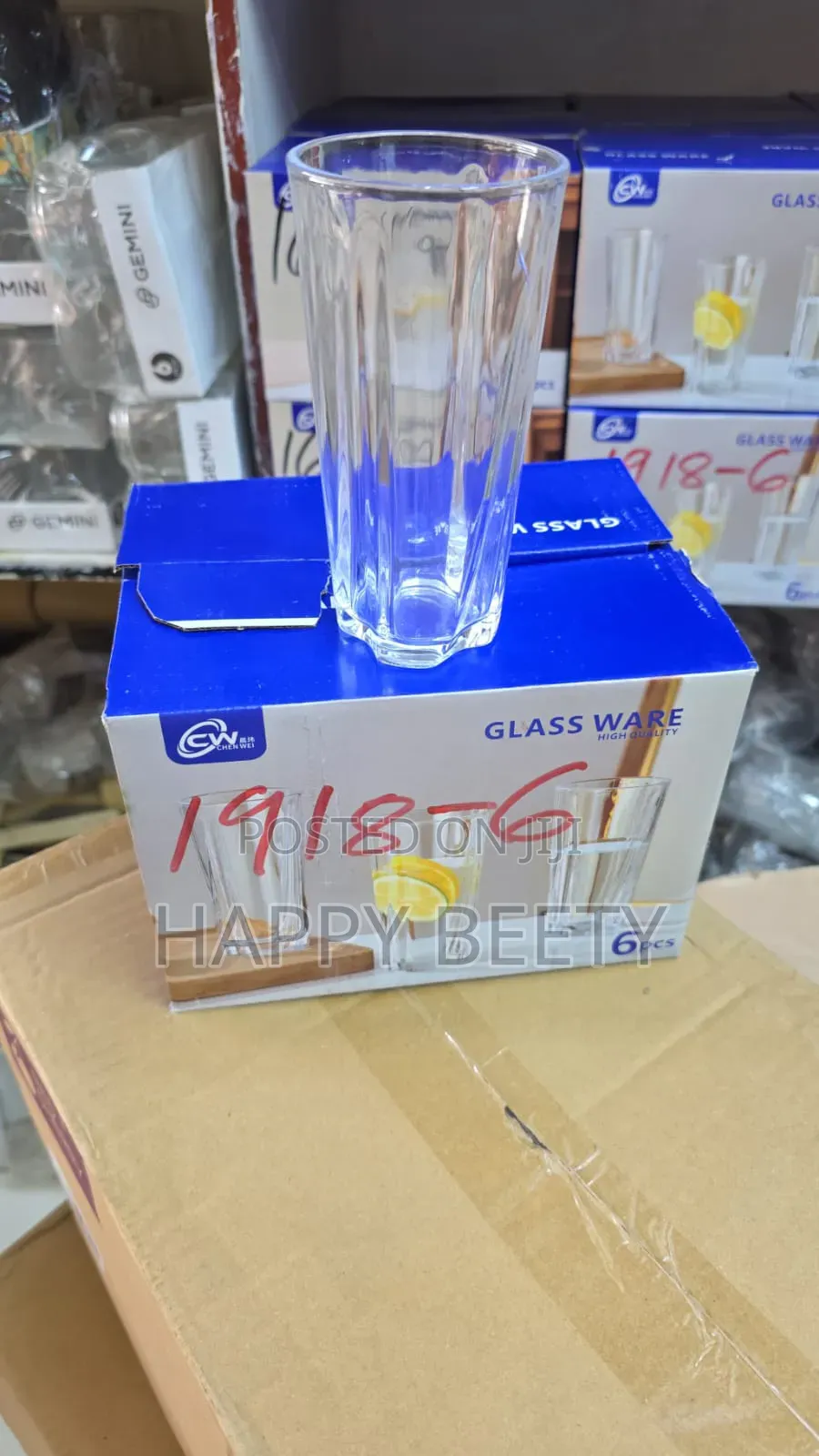 6 PCS Water Glass Set