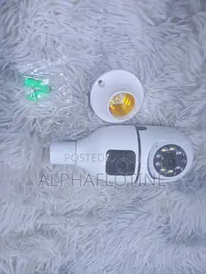 V380 Dual Lens PTZ Bulb Wifi Camera 360° Smart Security CCTV