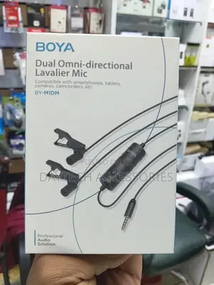 This Is a Boya by-M1dm Dual Omni-Directional Lavalier Microphone