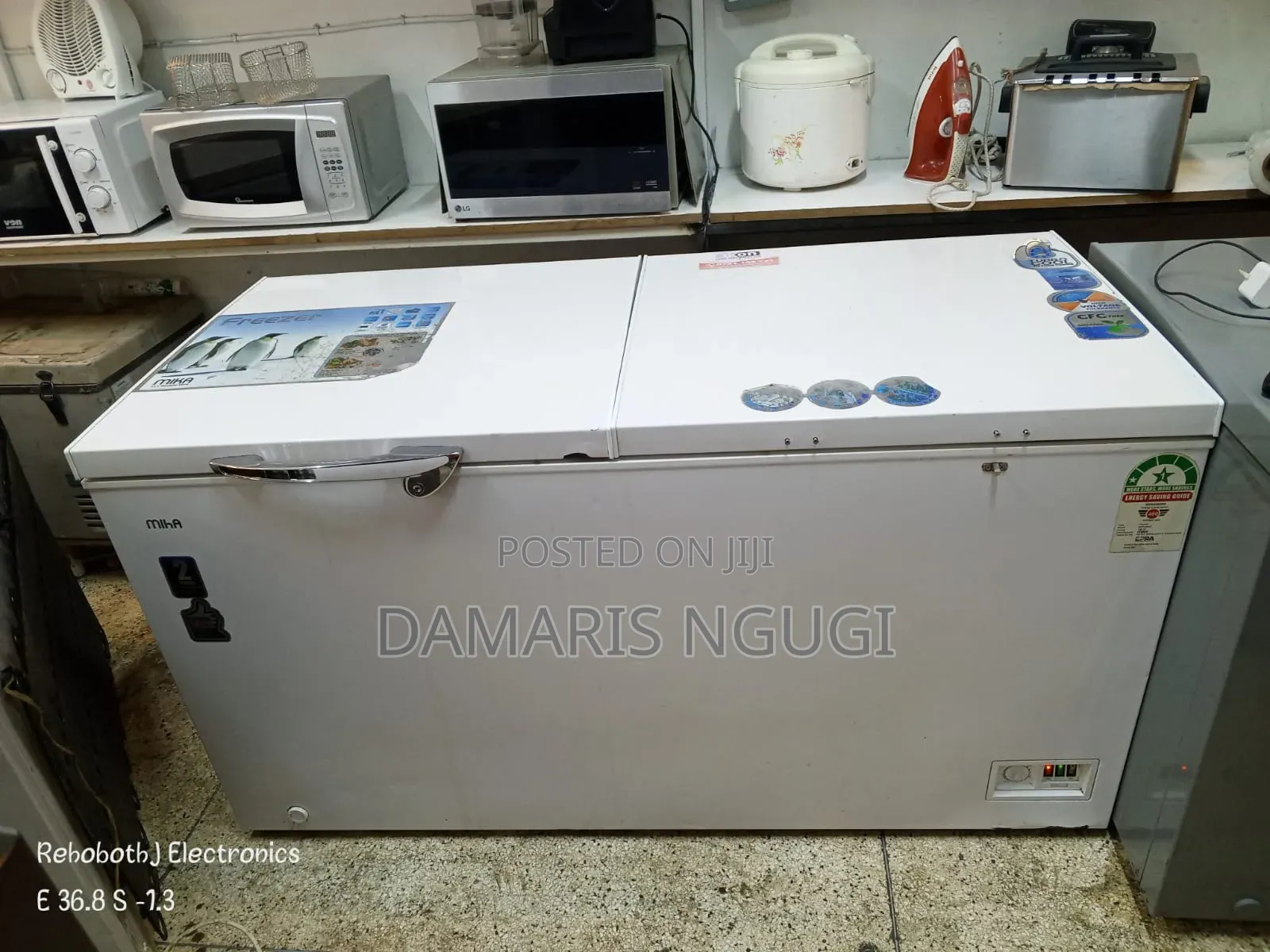 Mika Double Door Deep Freezer