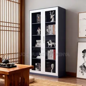 Clear Glass Door Display Filling Cabinet