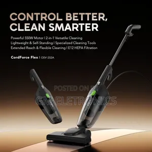 Oraimo Cordforce Flex Osv-252a Corded 2-in-1 Stick Vacuum Cleaner.