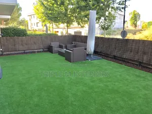 Backyard Vibrant Green Lawn Sheet