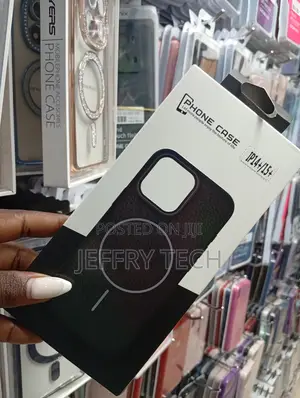Lychee Pattern Magnetic Leather Case for iPhone 14 Plus and 15 Plus