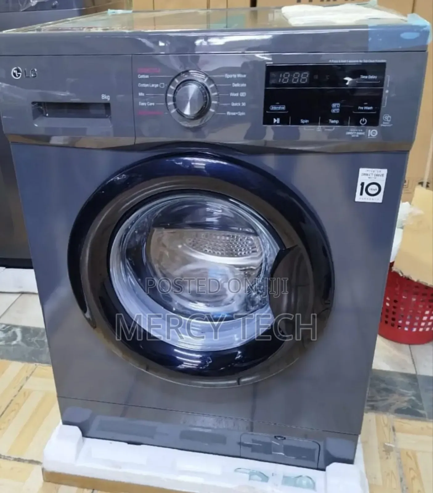 Lg 8kg Front Load Wash and Spin Washing Machine
