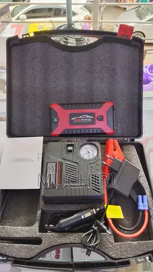 Car Jumpstarter Kit With Air Compressor 99800mah Car Jump Starter