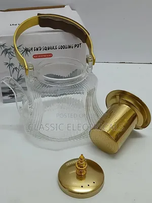 *Heat Resistant Glass Teapot With Infuser