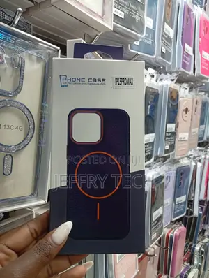 Blue Magsafe Compatible Phone Case for Apple iPhone 13 Pro Max