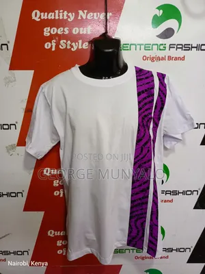 Designed Round Neck T Shirt