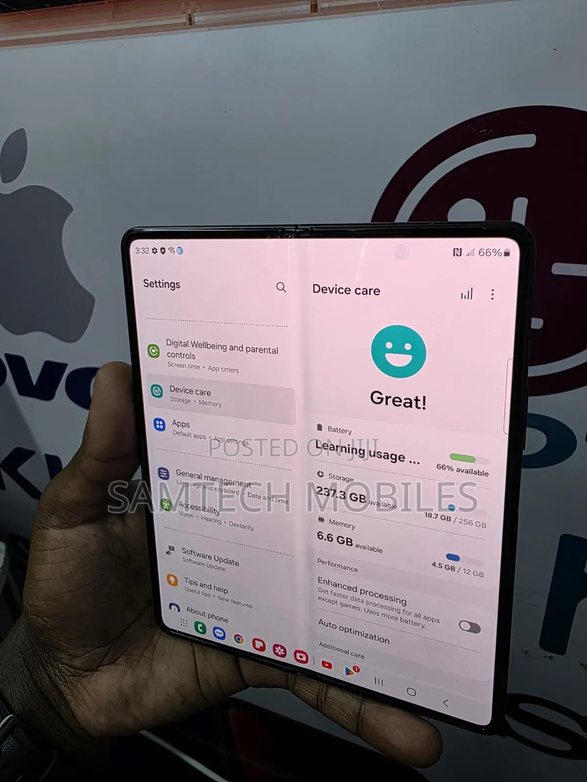 Samsung Galaxy Z Fold3 5G 256 GB Black