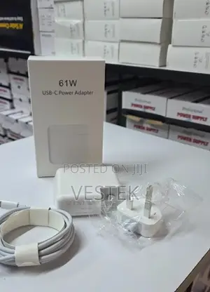Macbook 61w Type C Power Adapter High Performance Fast Charger
