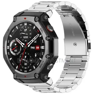 Amazfit T-Rex 3, Metal Stainless Adjustable Business Style Strap/Band