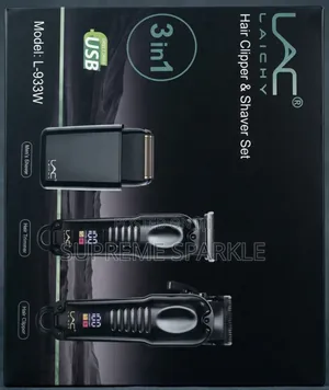 Lac Laichy 3-in-1 Hair Clipper Shaver Set, Model L-933w.