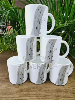 *Set of 6 Ceramic Cups