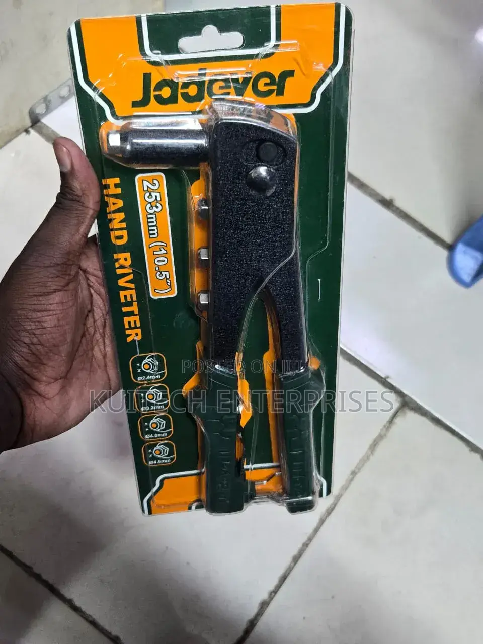 Hand Riveter/ Jadever Manual Hand Riveter 10.5"