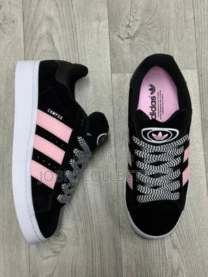 Ladies Adidas Cumpus Pink Sneakers