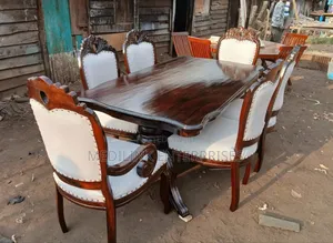 Skempton Walnut Antique Seater Dinner Table Set