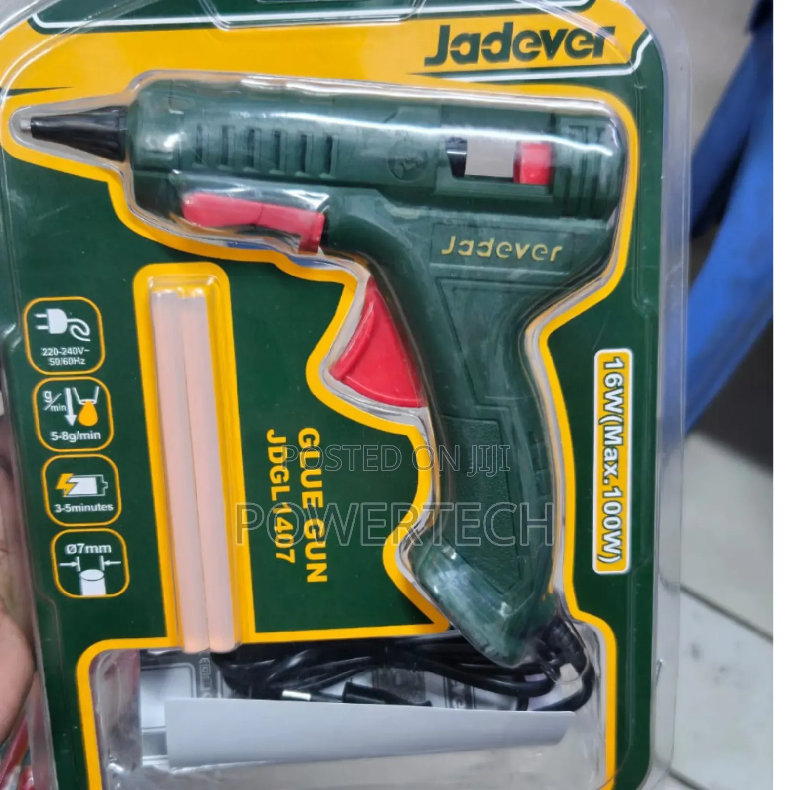 100w Electric Glue Gun With 2 Sticks