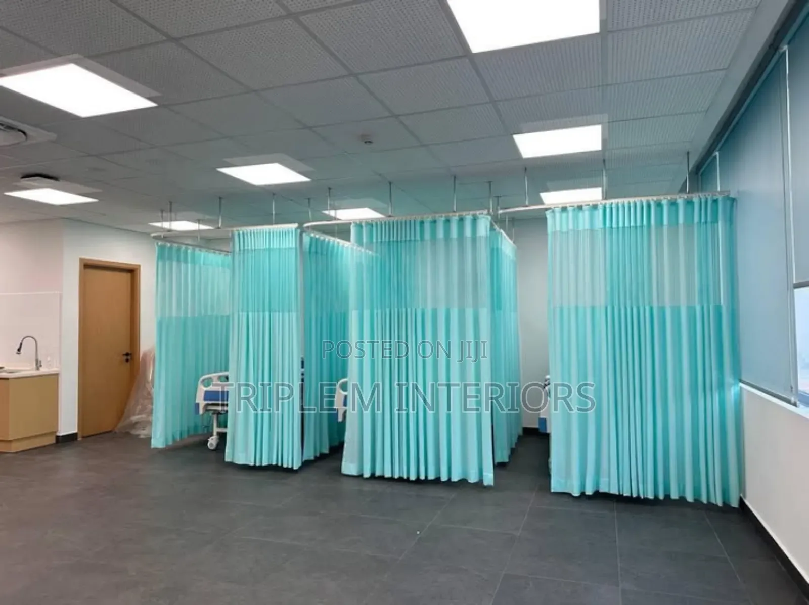 Infection-Control Curtain Panels for Facilities