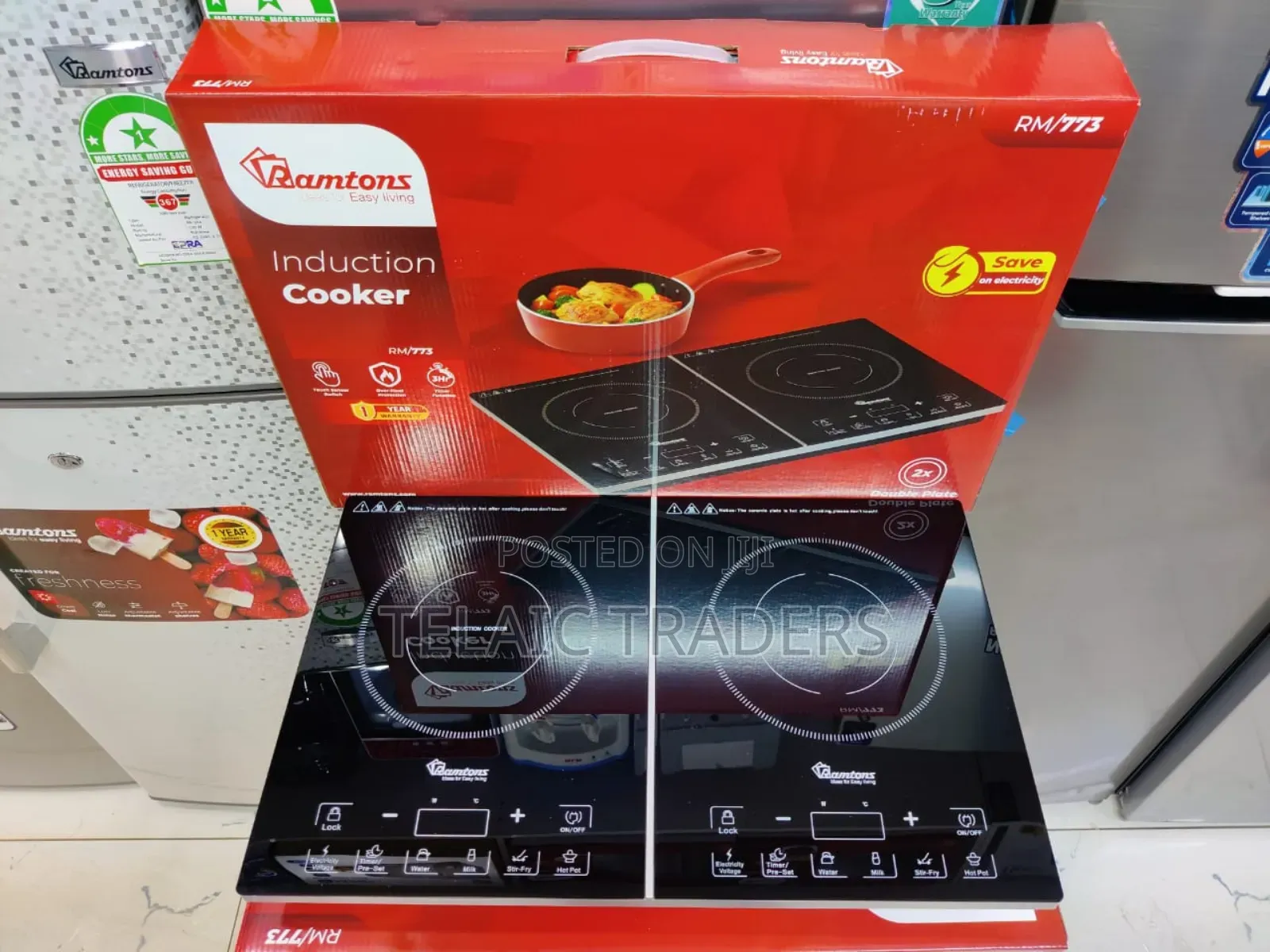 *Ramtons 2 Plate (Double) Induction Cooker