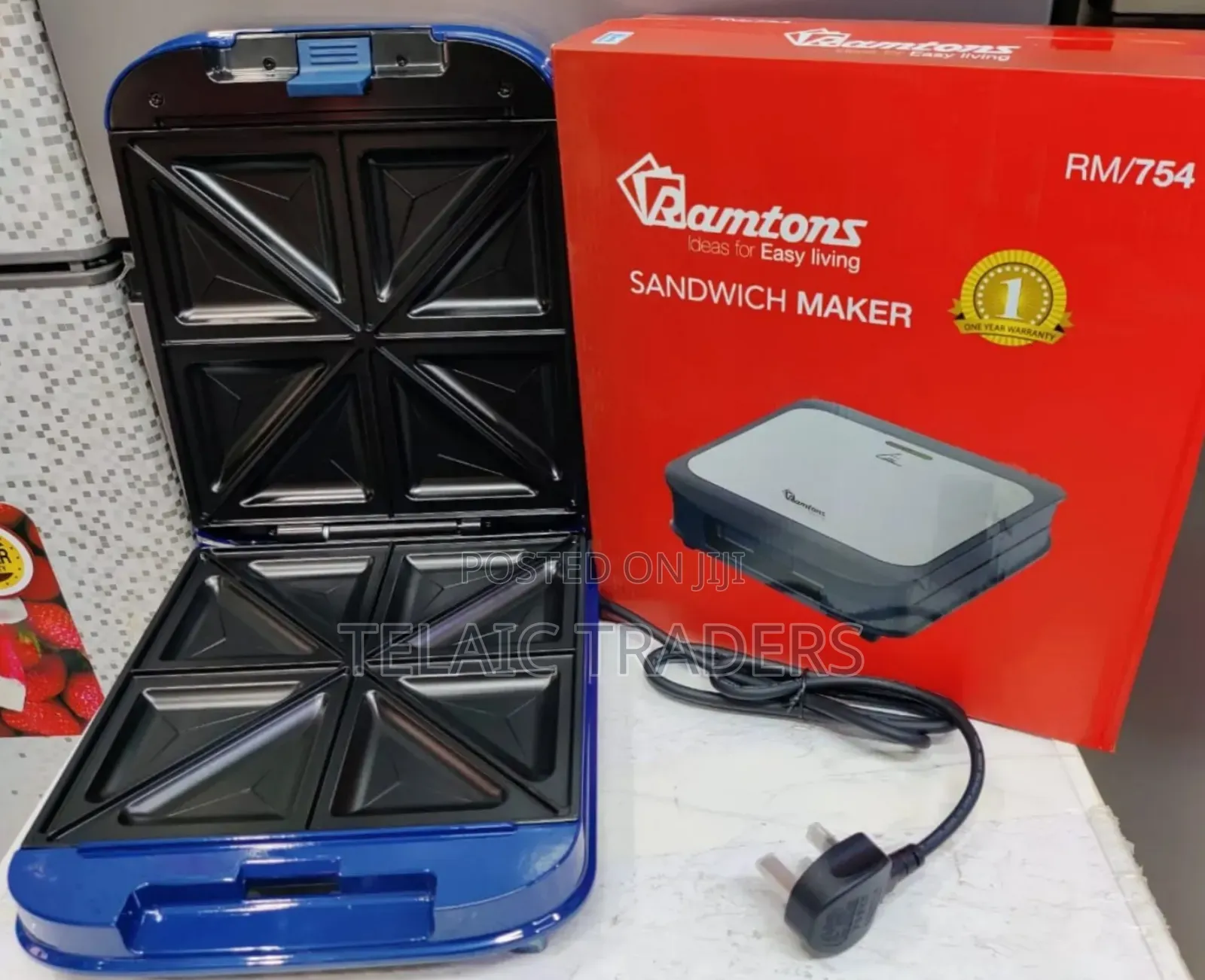 Ramtons 4 Slice Sandwich Maker Rm754
