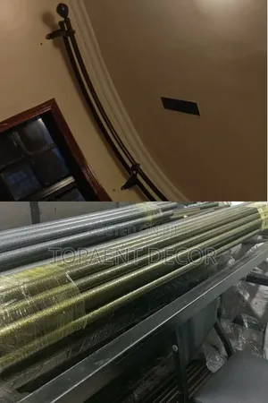 Powder Coated Curtain Rods for Both Heavy Curtains and Light Curtains
