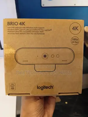 Logitech Brio Pro Ultra Hd Webcam With Windows Hello Support.