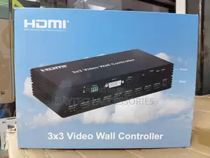 3×3 Hdmi Video Wall Splicing Processor 9-channel Tv Wall Controller