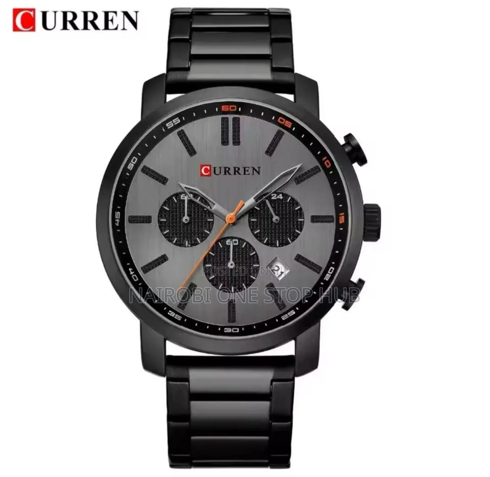 Curren Watch Black