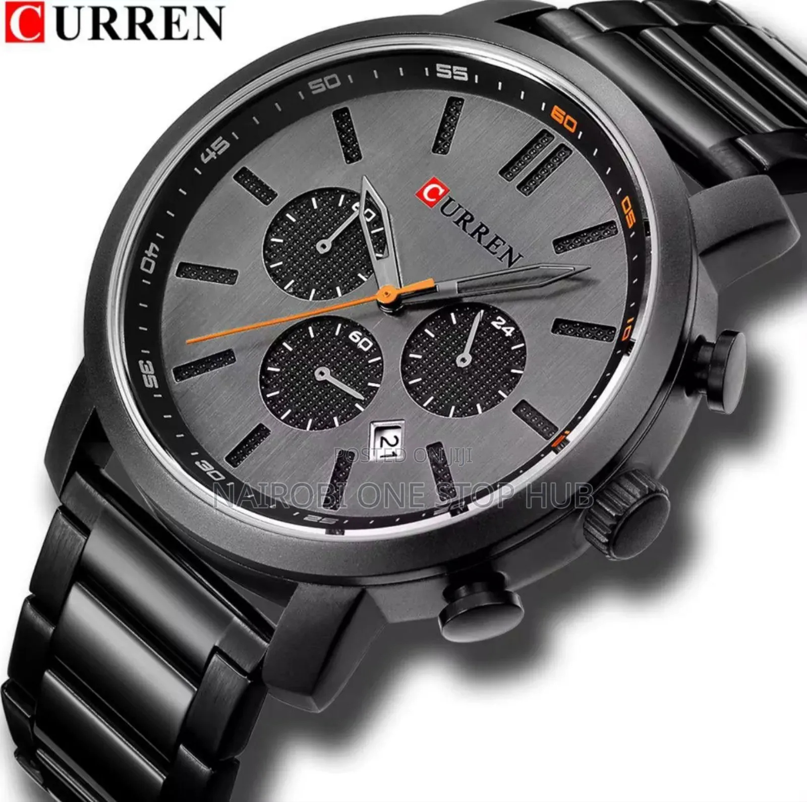 Curren Watch Black