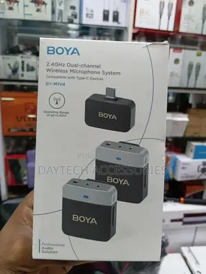 Boya By-m1v4 2-person Wireless Microphone System With Usb-c Connector