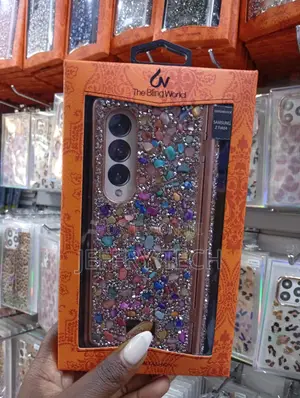 The Bling World" Brand, Designed for the Samsung Galaxy Z Fold 4.