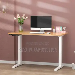 Office Desk; 1.4 Meters Modern Electric Sit Standing Workspaces Desk