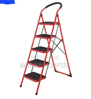 A 5-Step Steel Folding Stepladder