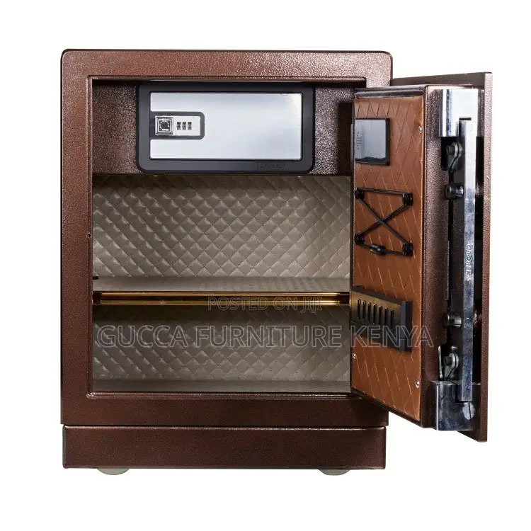 Digital 60kgs Secured Brown Fireproof Safe Box