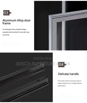 3-Door's Half Glass Document/File Cabinet