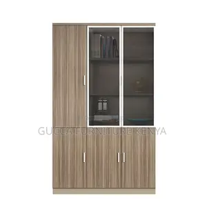 3-Door's Half Glass Document/File Cabinet
