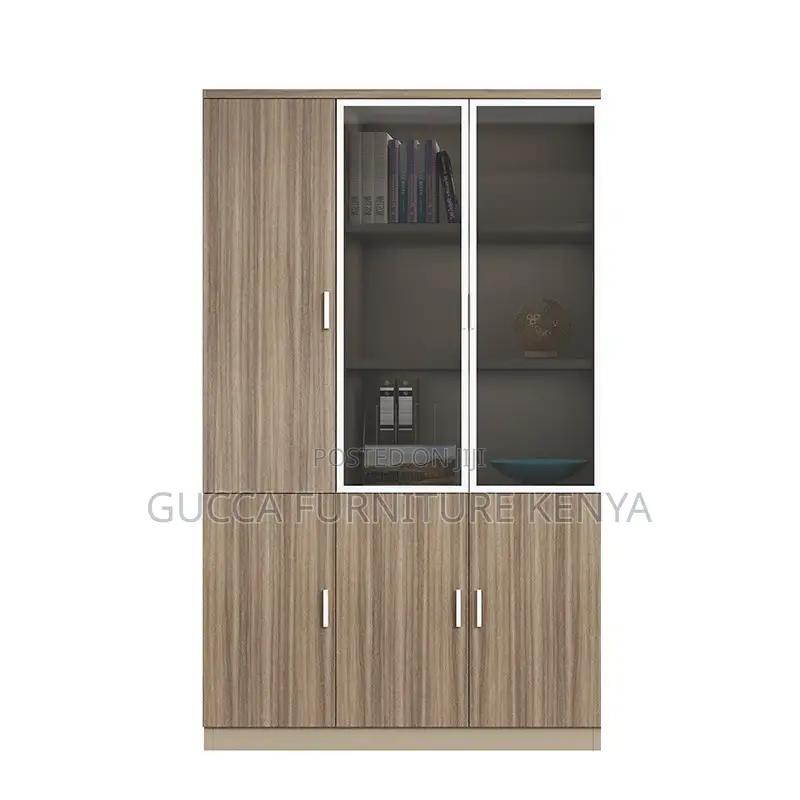 3-Door's Half Glass Document/File Cabinet