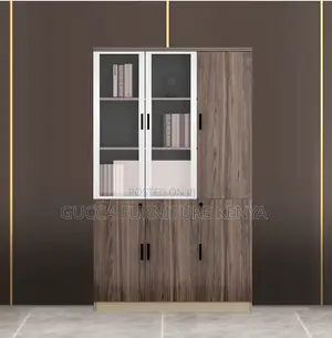 3-Door's Half Glass Document/File Cabinet