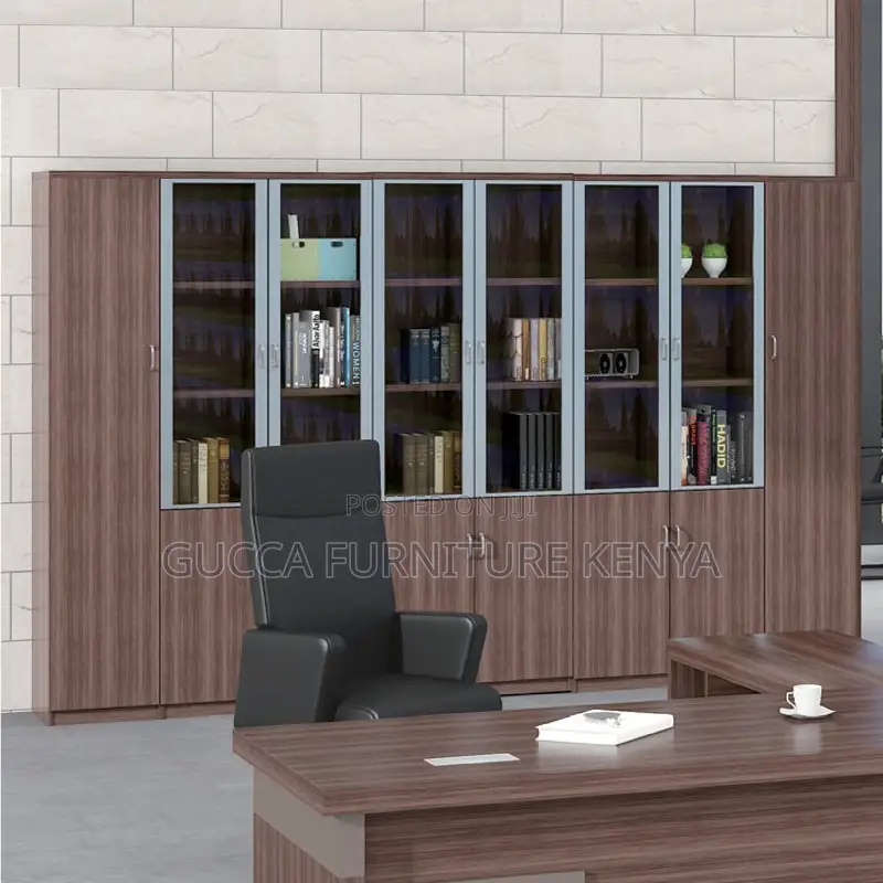 3-Door's Half Glass Document/File Cabinet