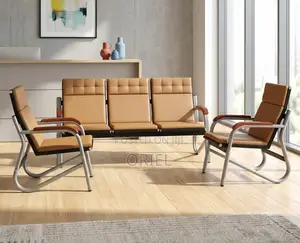 Office Bench : Waiting Office Sofa Bench 5-Seater