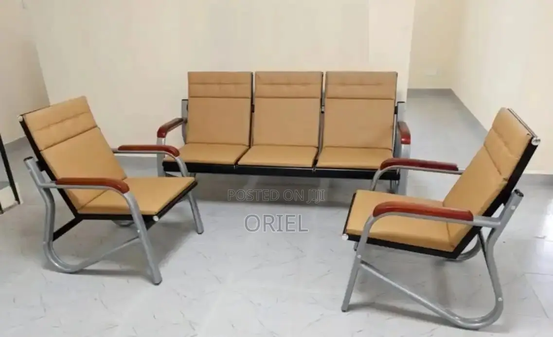 Office Bench : Waiting Office Sofa Bench 5-Seater