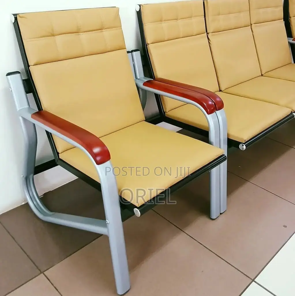 Office Bench : Waiting Office Sofa Bench 5-Seater