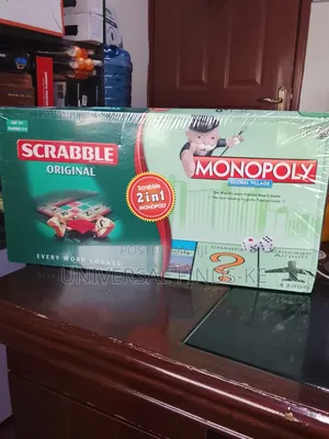 International 2 in 1 Scrabble and Monopoly