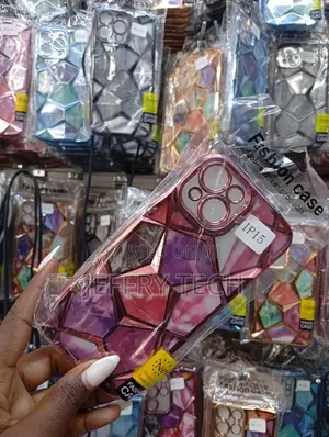 Geometric Diamond Shape Cover Designed for the iPhone 14 Pro Max.