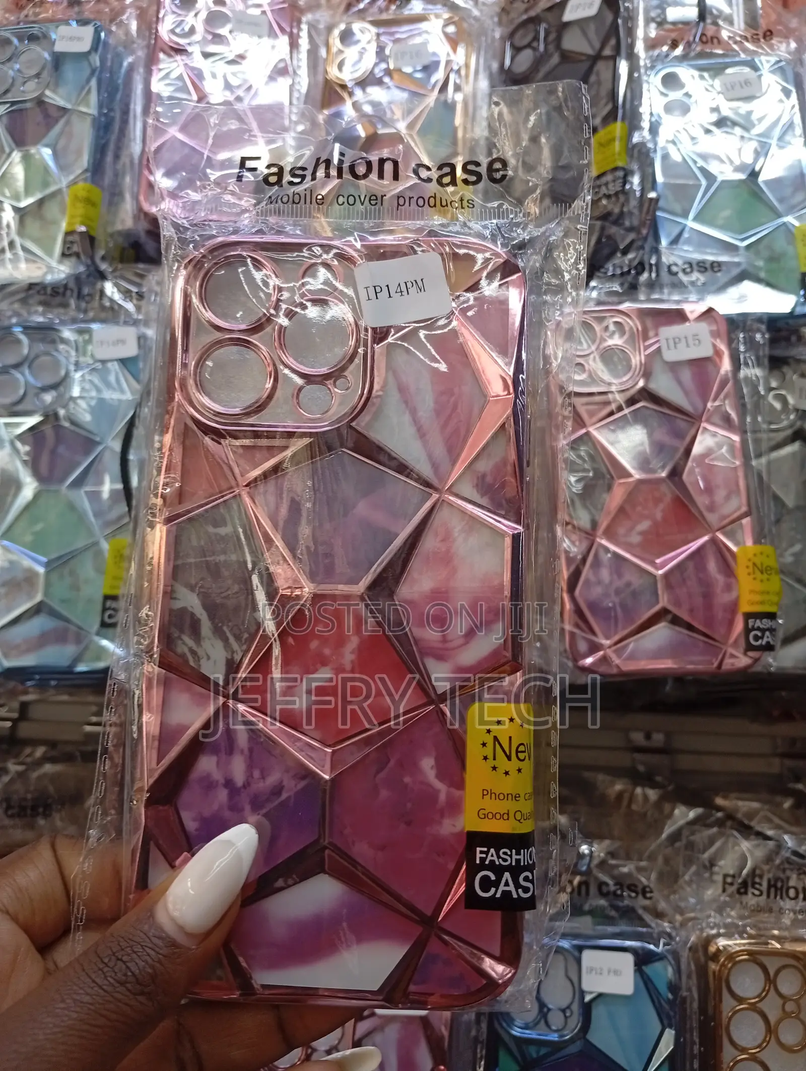 Marble Diamond Pattern Case Foriphone 14 Pro Max and iPhone 15.