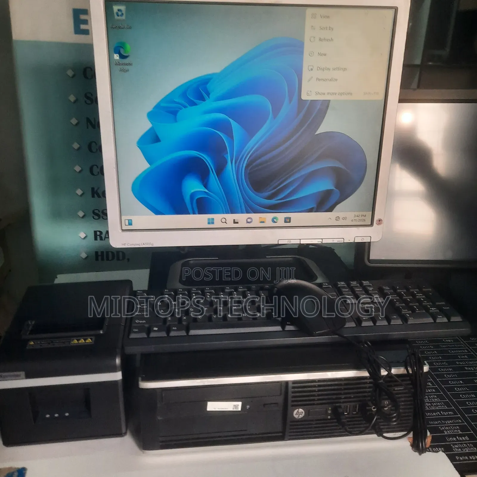 Desktop Computer HP EliteDesk 800 4GB Intel Core i5 HDD 500GB