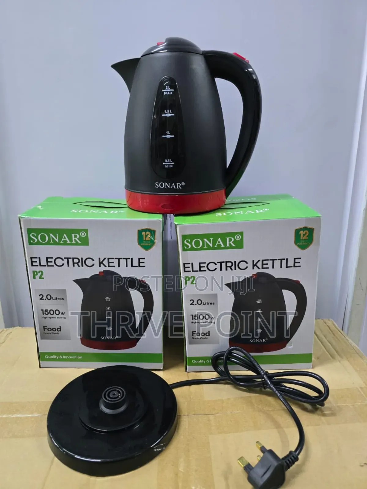 *Sonar 2.0 LTRS Electric Kettle*