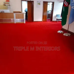 Red Executive Comfort 12mm Carpet Design