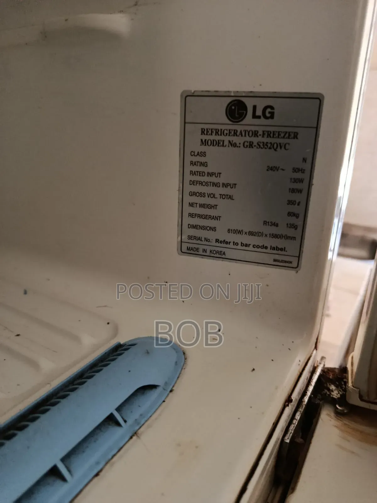 Lg Two-Door Fridge